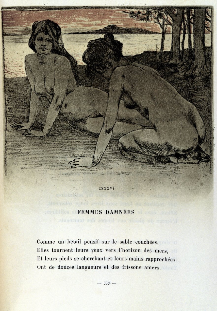 Illustratie door Armand Rassenfosse voor het gedicht 