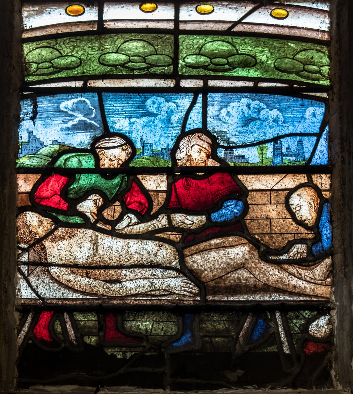 Kathedraal Sainte-Marie, Auch, Gers, 2018 (glas-in-loodraam) door Arnaud de Moles