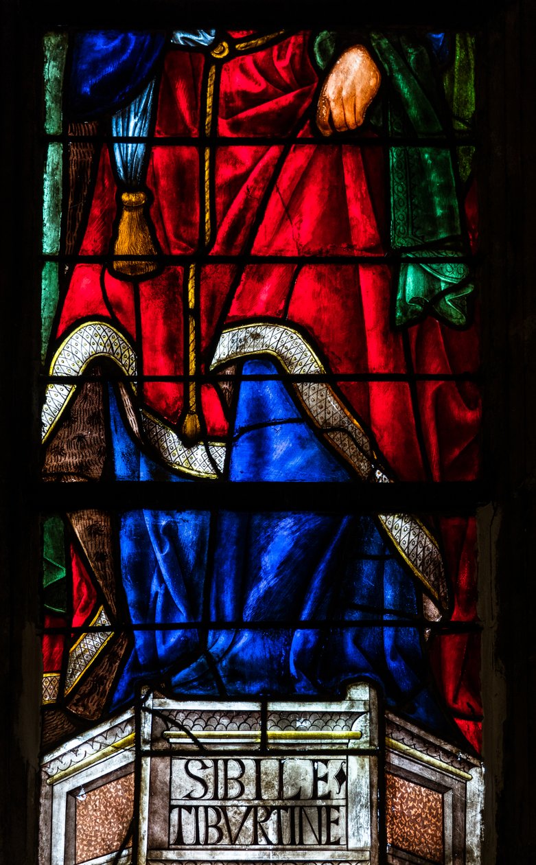 Kathedraal Sainte-Marie, Auch, Gers, 2018 (glas-in-loodraam) door Arnaud de Moles