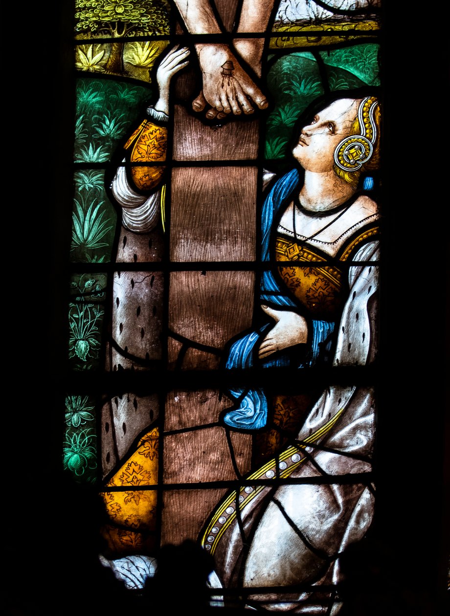 Kathedraal Sainte-Marie, Auch, Gers, 2018 (glas-in-loodraam) door Arnaud de Moles