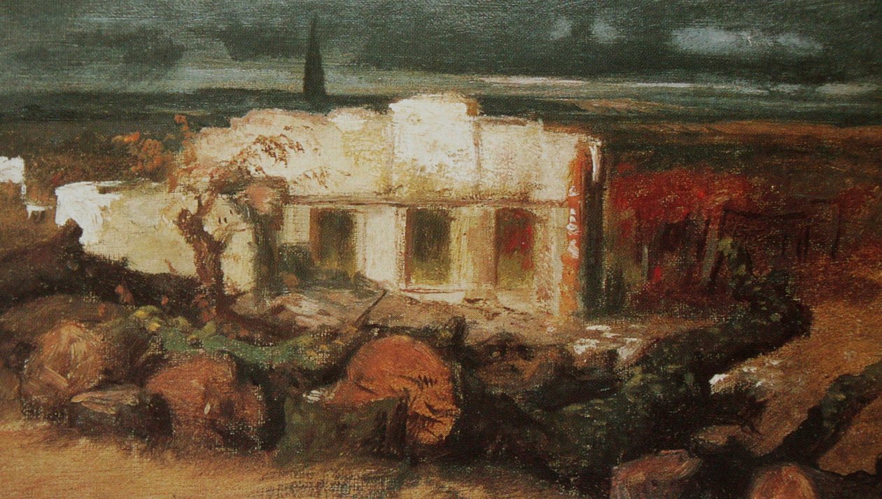 Huis bij Kehl door Arnold Böcklin