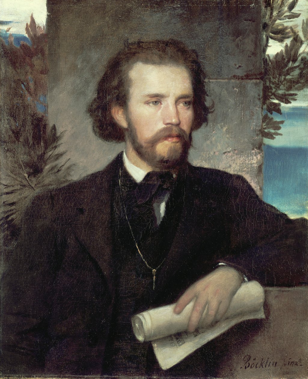 De muzikant door Arnold Böcklin