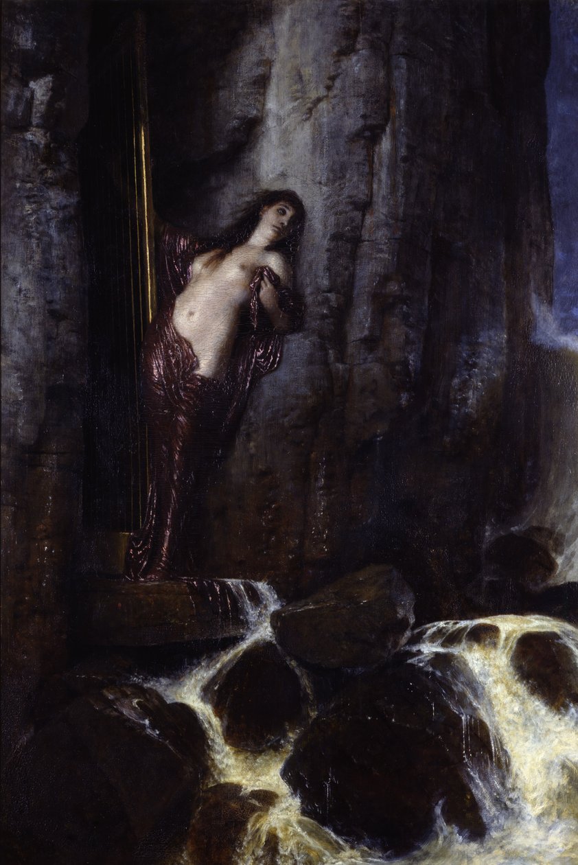 Zeegolven (het geluid) door Arnold Böcklin