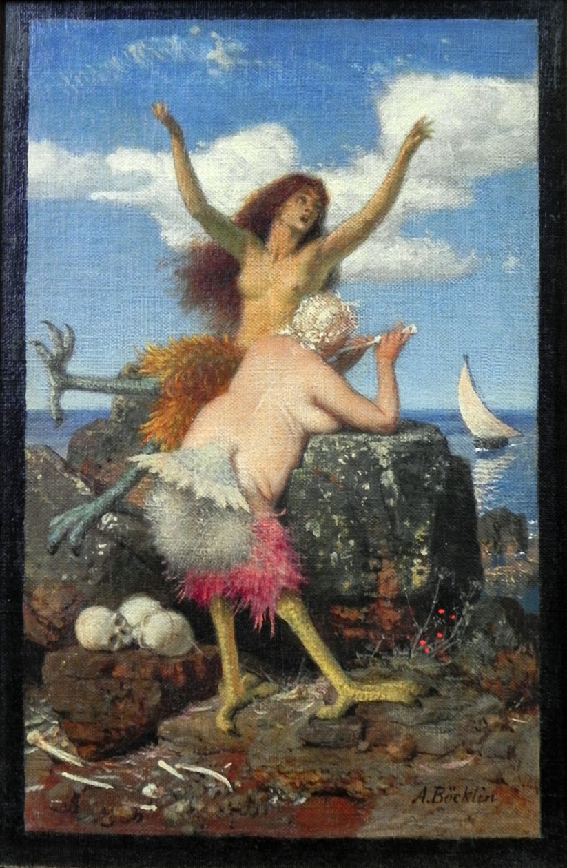 Sirenes door Arnold Böcklin