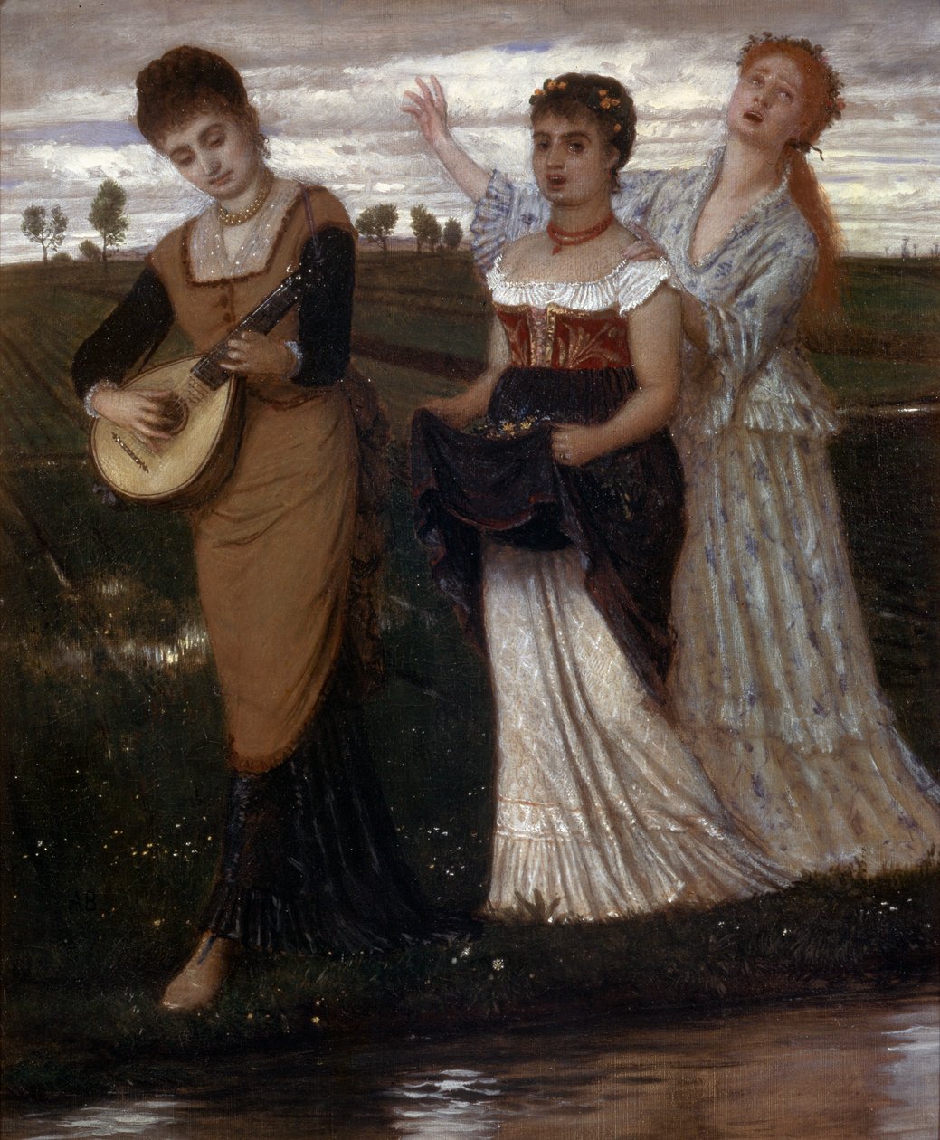 Lente, 1876 door Arnold Böcklin