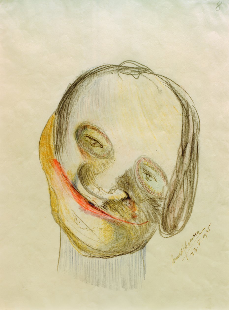 Karikatuur 8 door Arnold Schönberg