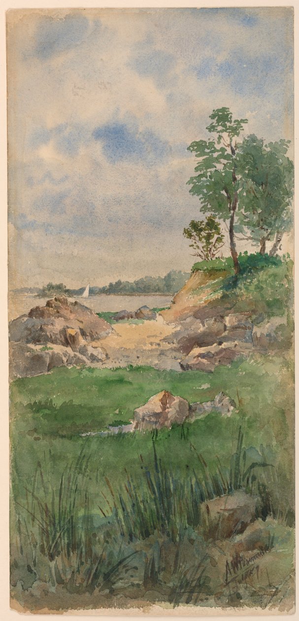 Landschap van Nantucket Island door Arnold William Brunner