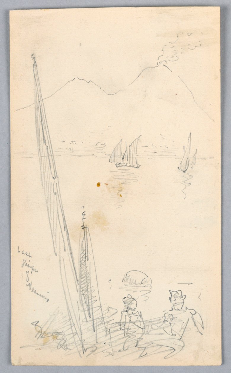 Laatste Blik op Vesuvius door Arnold William Brunner