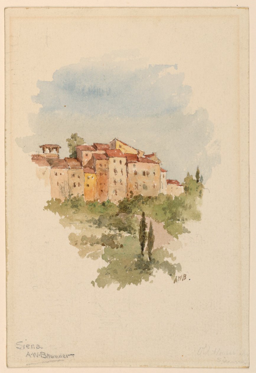 Siena door Arnold William Brunner