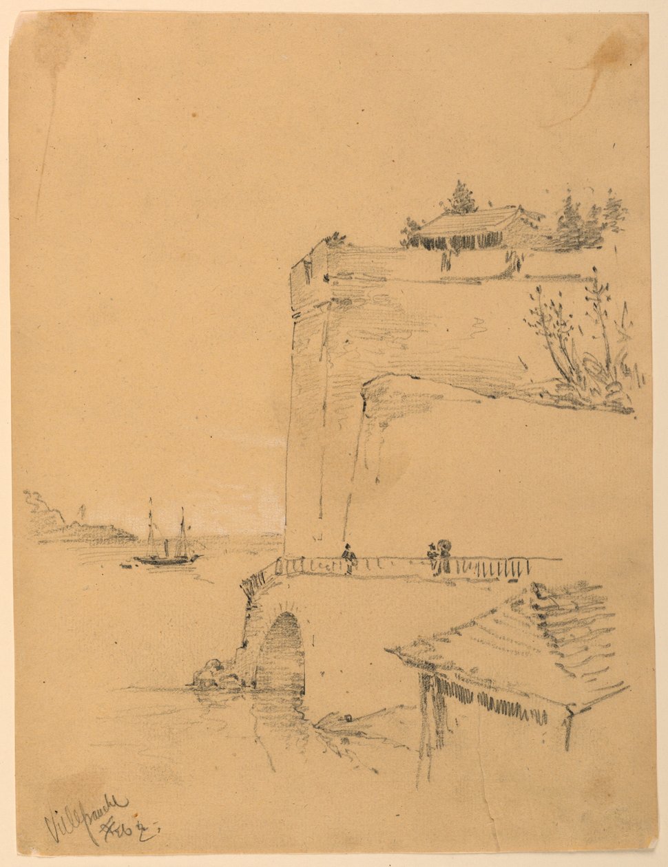 Villefranche door Arnold William Brunner