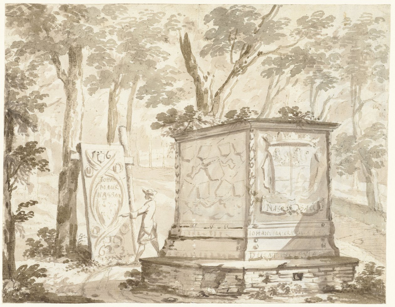 Graftombe van Johan Maurits van Nassau-Siegen te Kleef door Arnoud van Halen