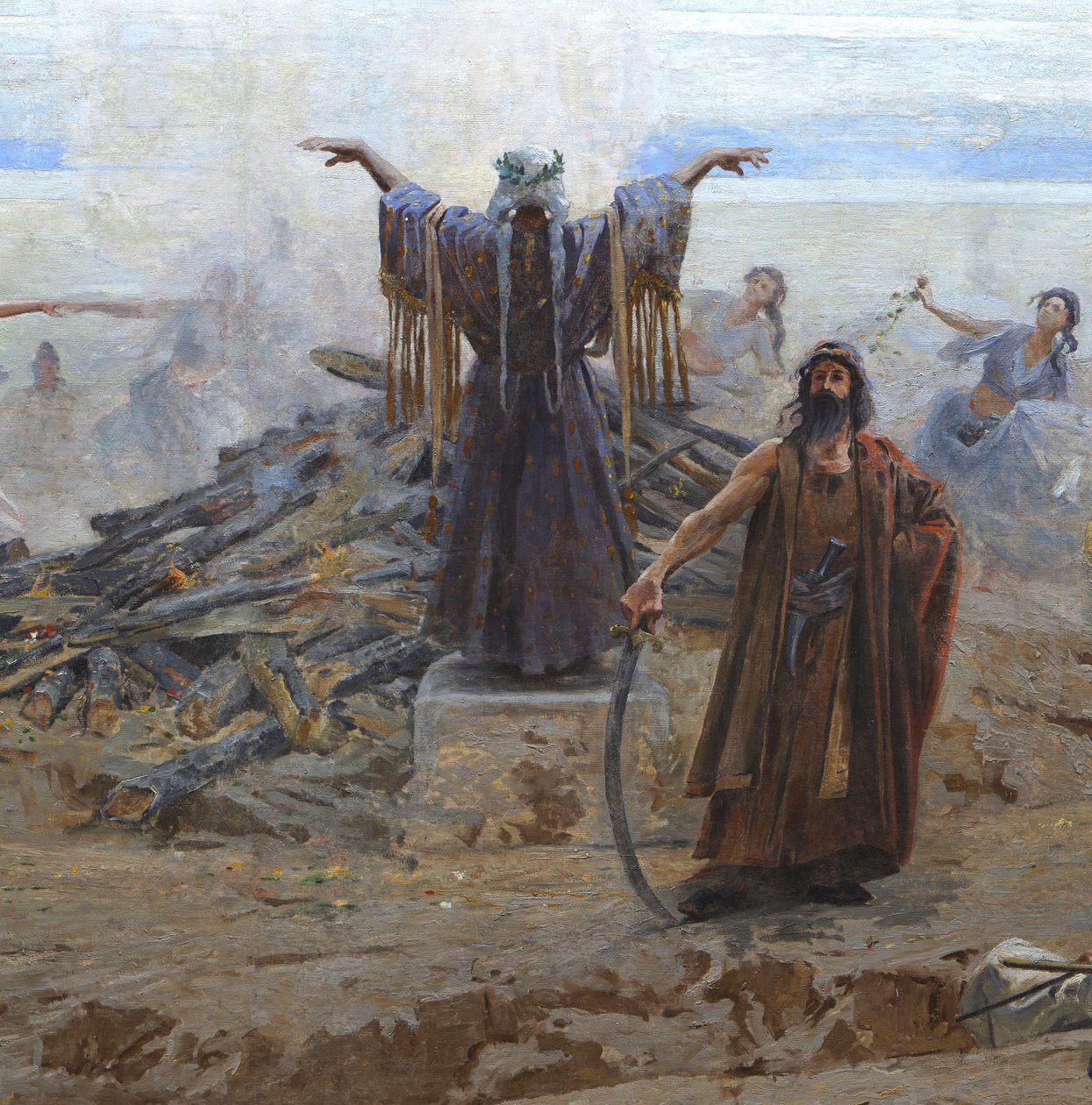 De komst van de Hongaren (Feszty-panorama) door Arpad Feszty