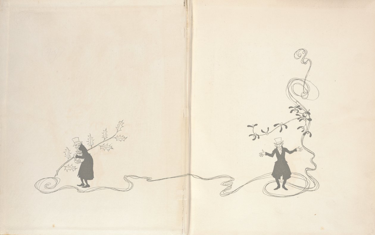 Voorschutbladen - Een Kerstlied, 1915 door Arthur Rackham