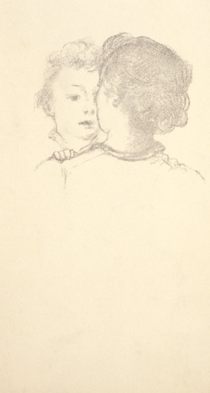 Rab (tegenover een vrouw) door Arthur B. Davies