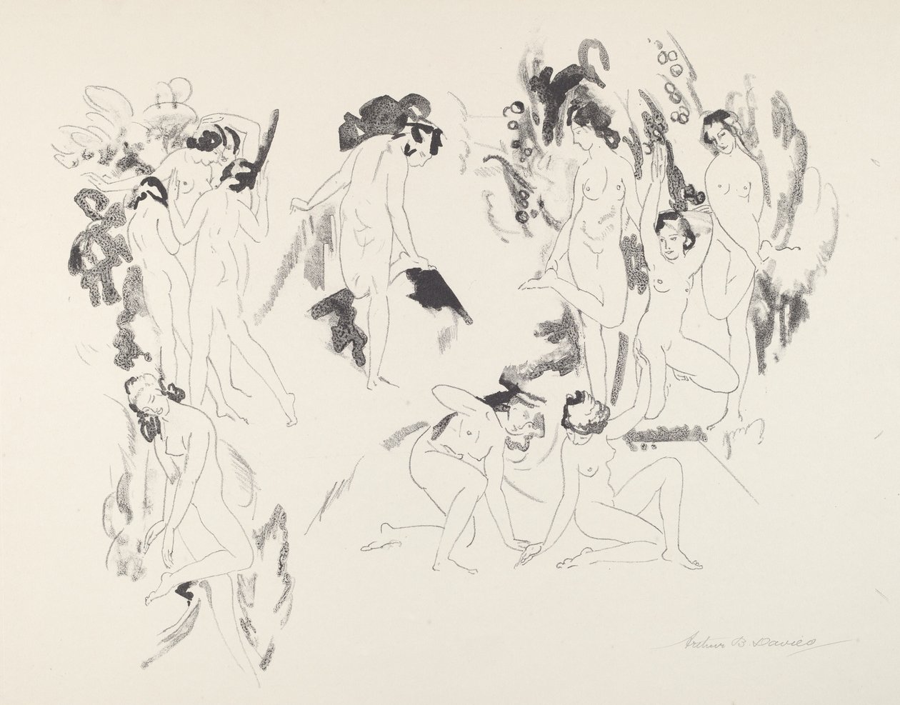 Herhaling door Arthur B. Davies