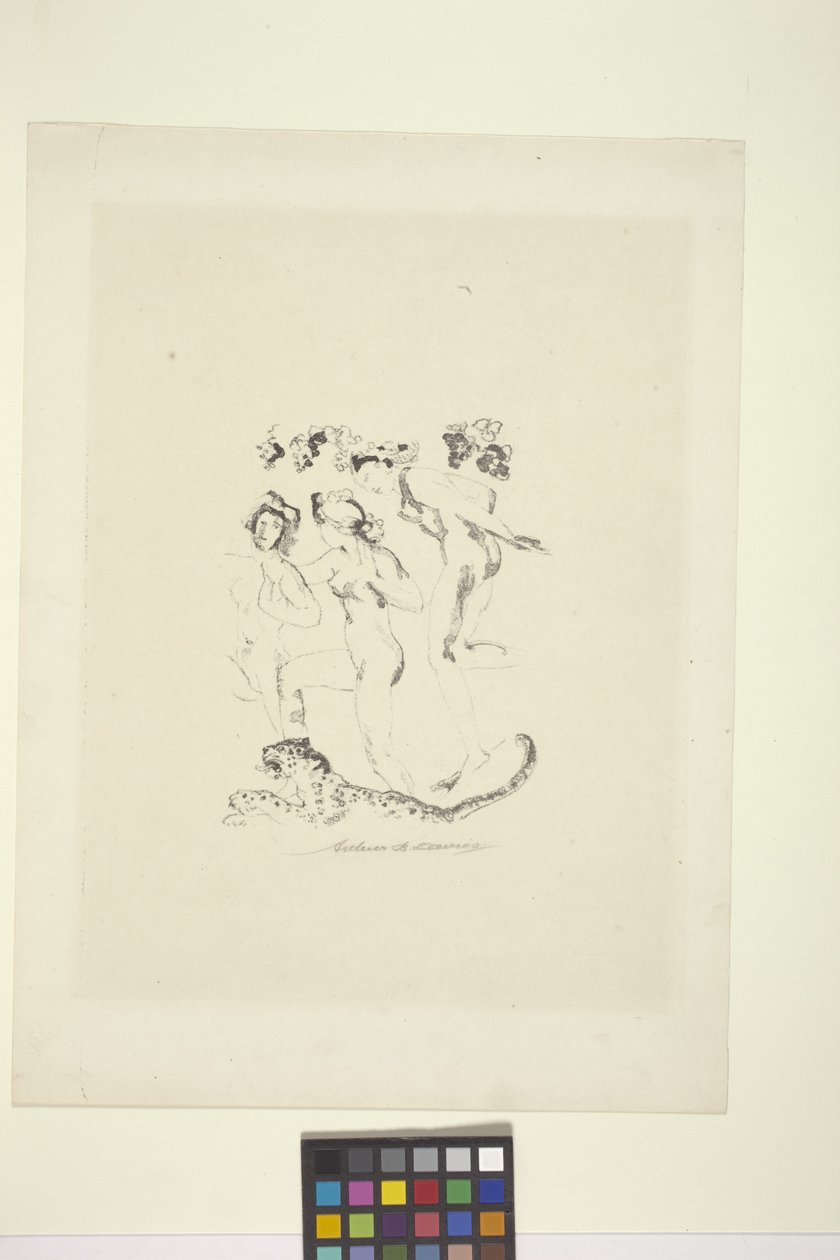Bacchanten door Arthur Bowen Davies