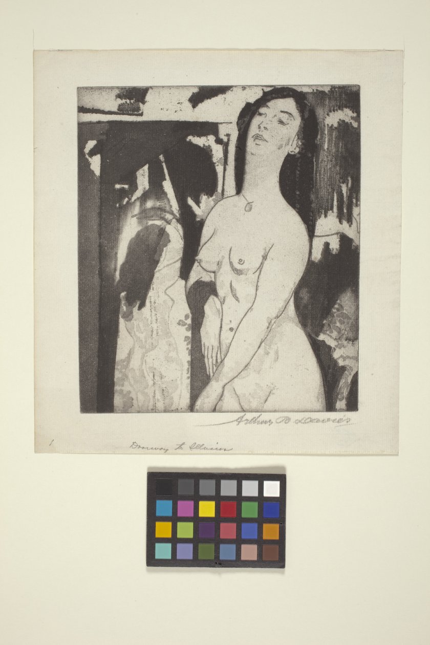 Deur naar Illusie door Arthur Bowen Davies