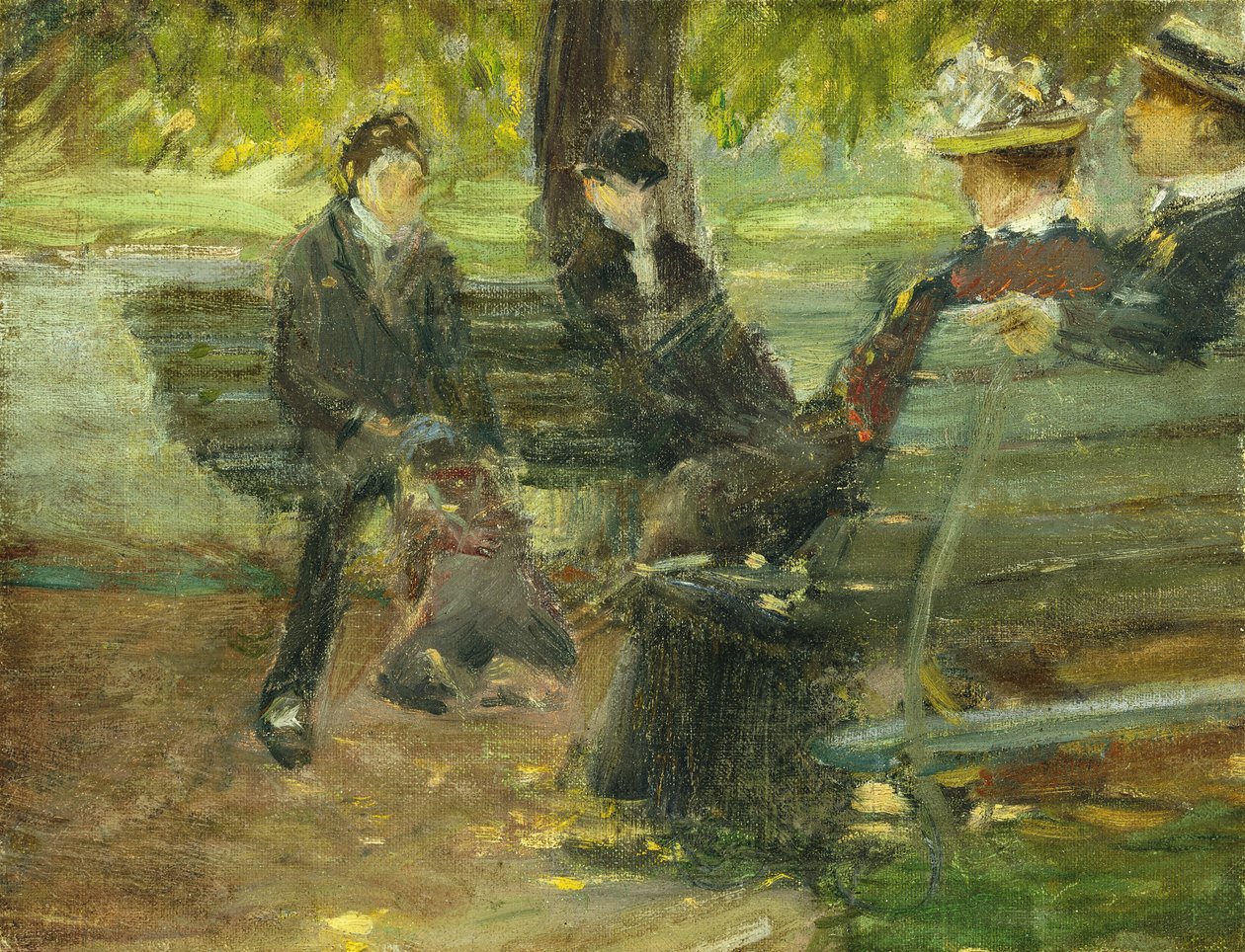 In het Park door Arthur Clifton Goodwin
