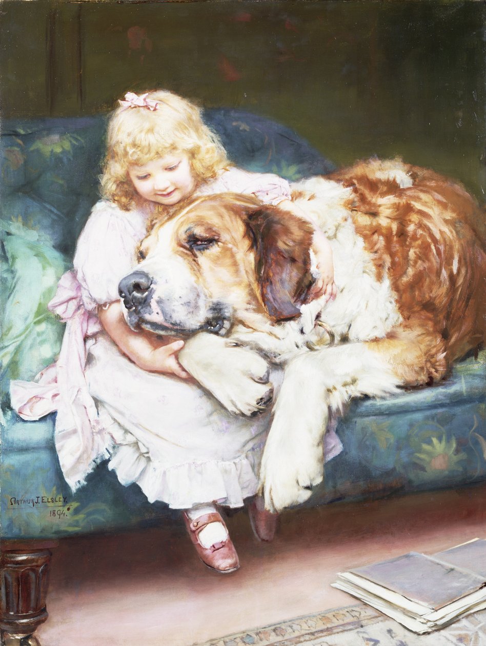 Haar Eerste Liefde door Arthur John Elsley