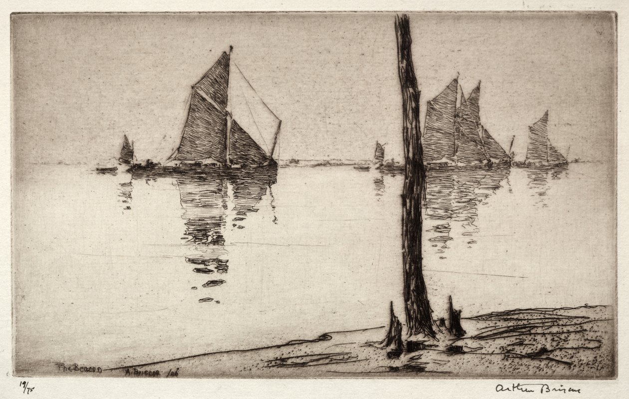 De Vuurtoren door Arthur John Trevor Briscoe
