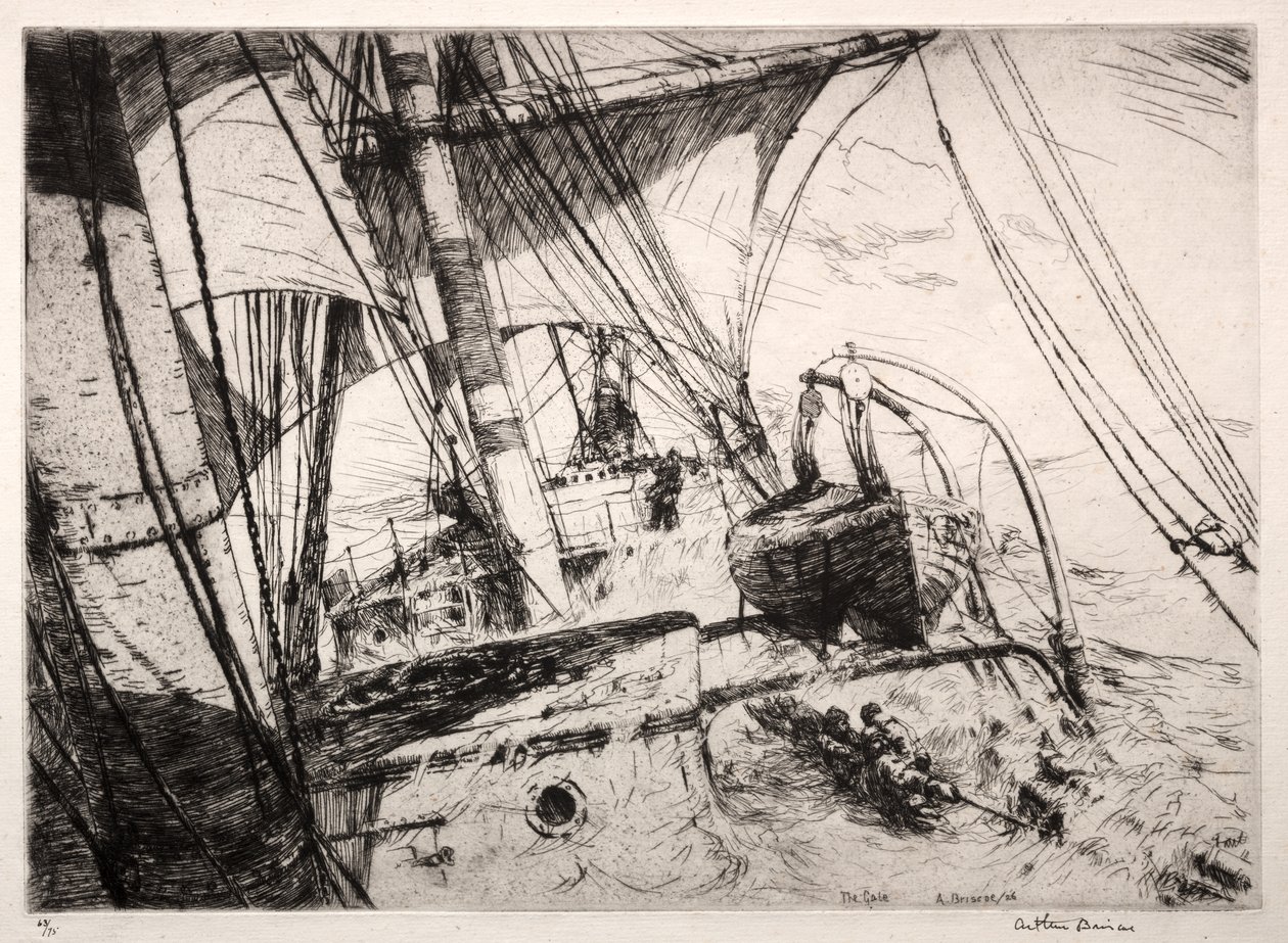 De Storm door Arthur John Trevor Briscoe