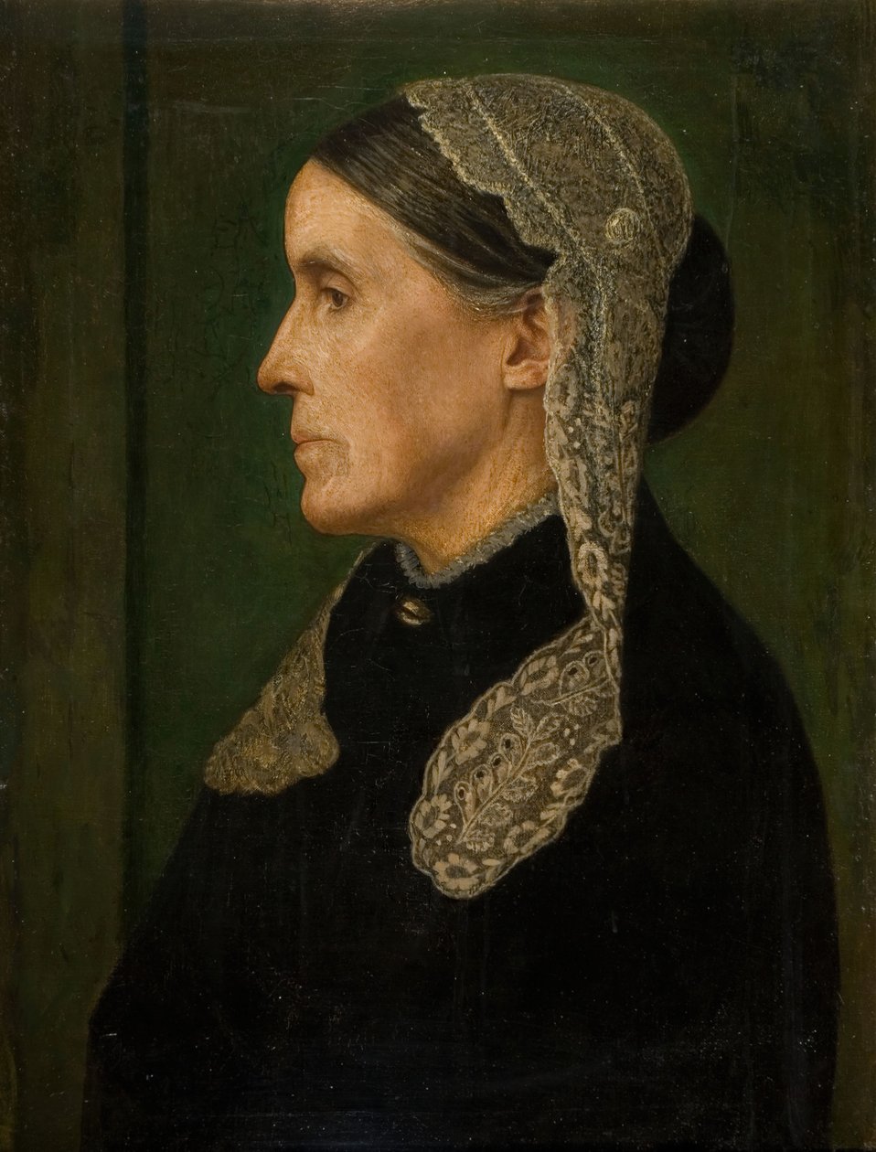 Portret van mevrouw Henry Gaskin, moeder van de kunstenaar, 1888 door Arthur Joseph Gaskin