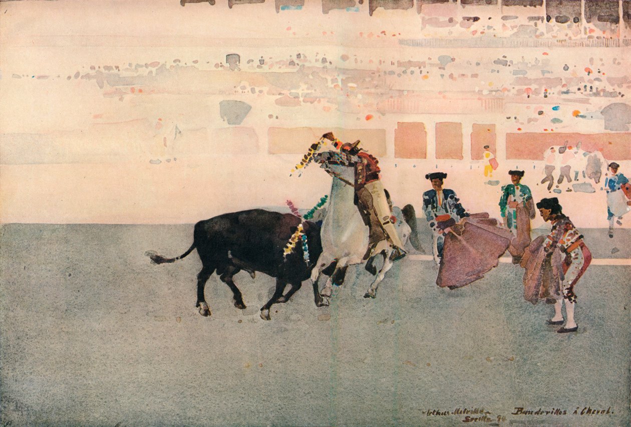 Picadors, Sevilla, 1893, 1906 door Arthur Melville