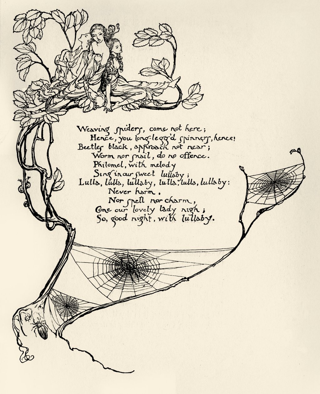 Een Midzomernachtsdroom door Arthur Rackham