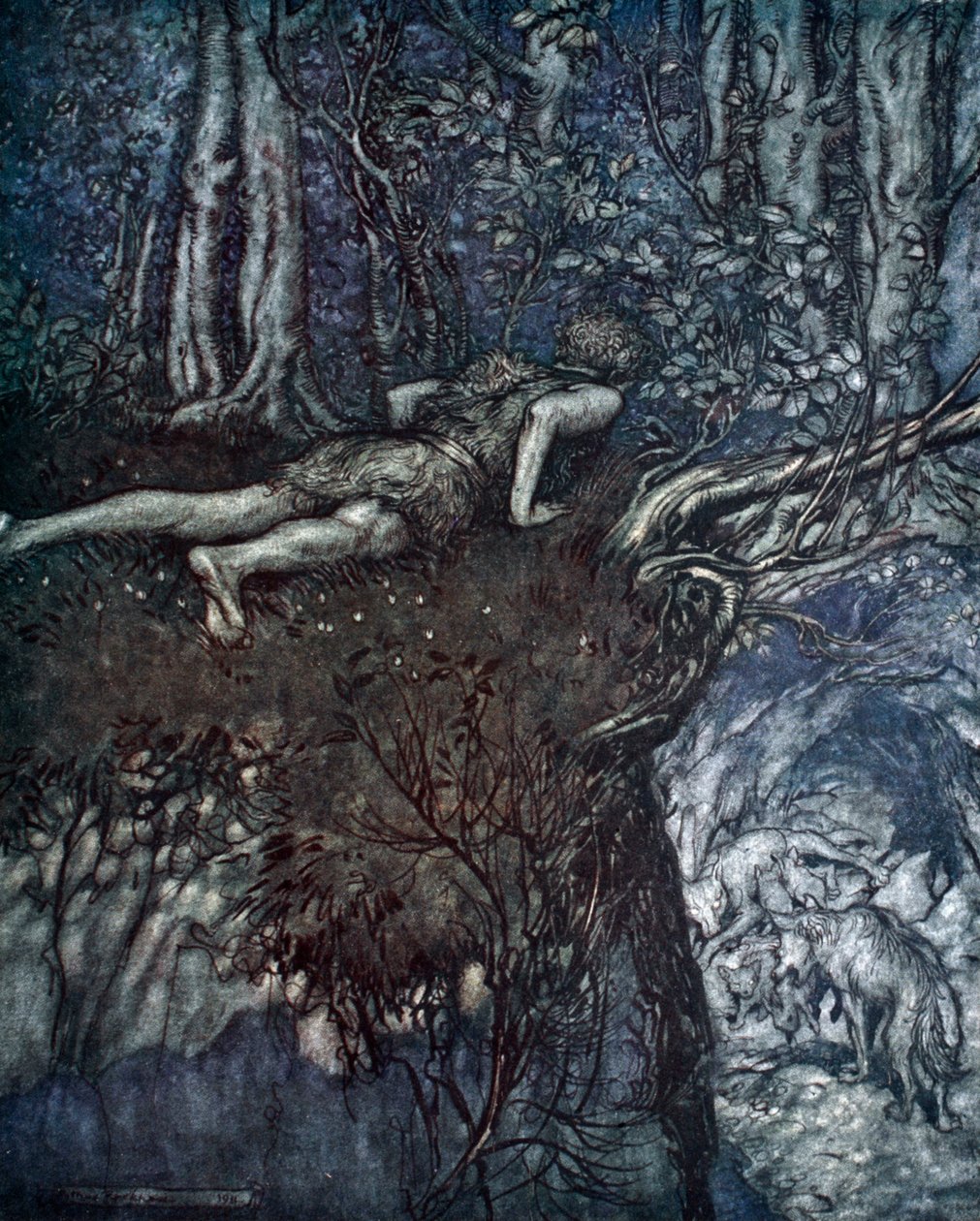 En daar leerde ik wat liefde was door Arthur Rackham