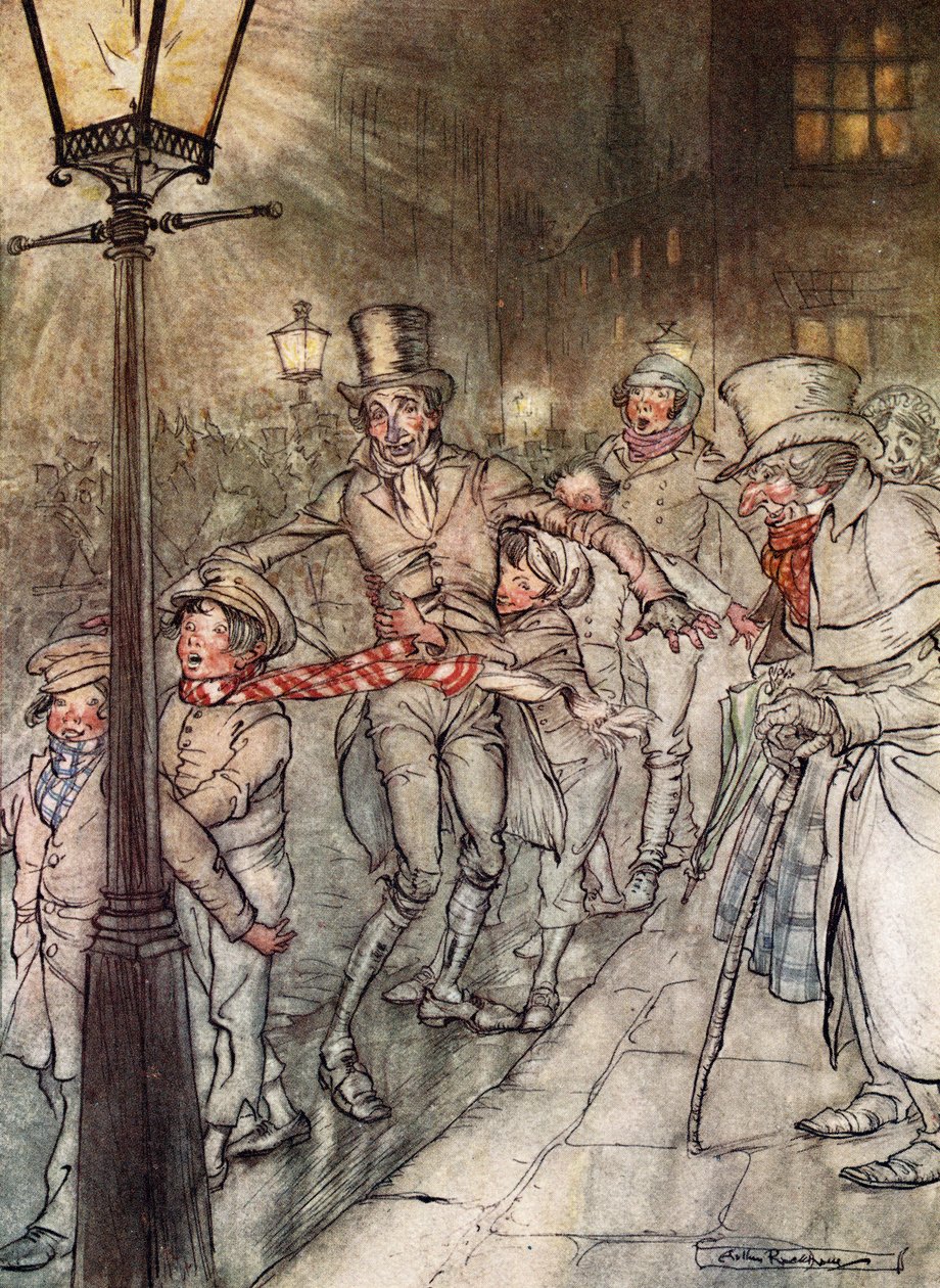 Kerstlied, Arthur Rackham door Arthur Rackham