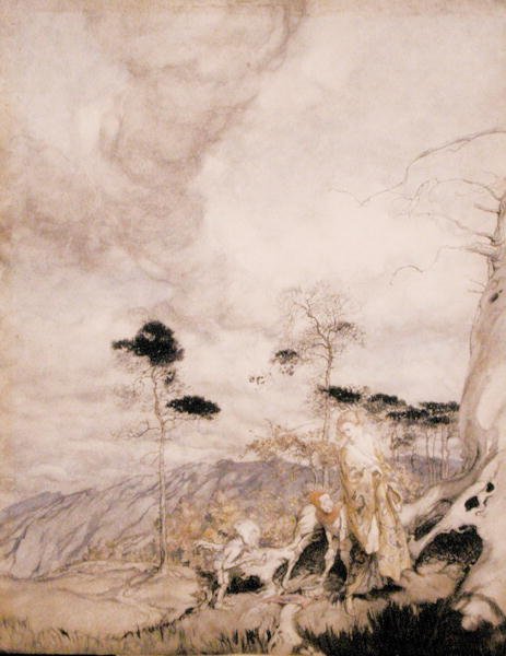 Fee Eiverkopers door Arthur Rackham