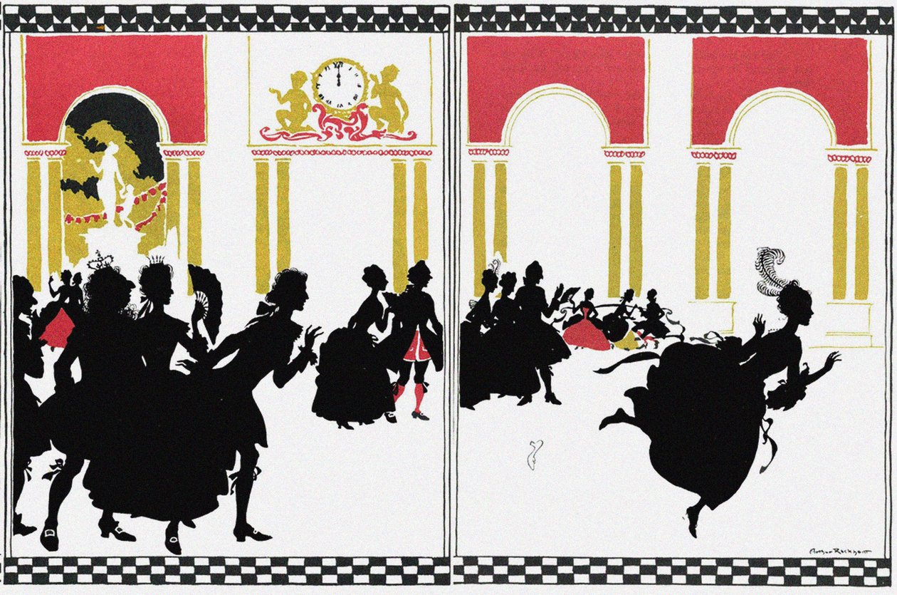 Illustratie voor Sprookje Assepoester door Arthur Rackham