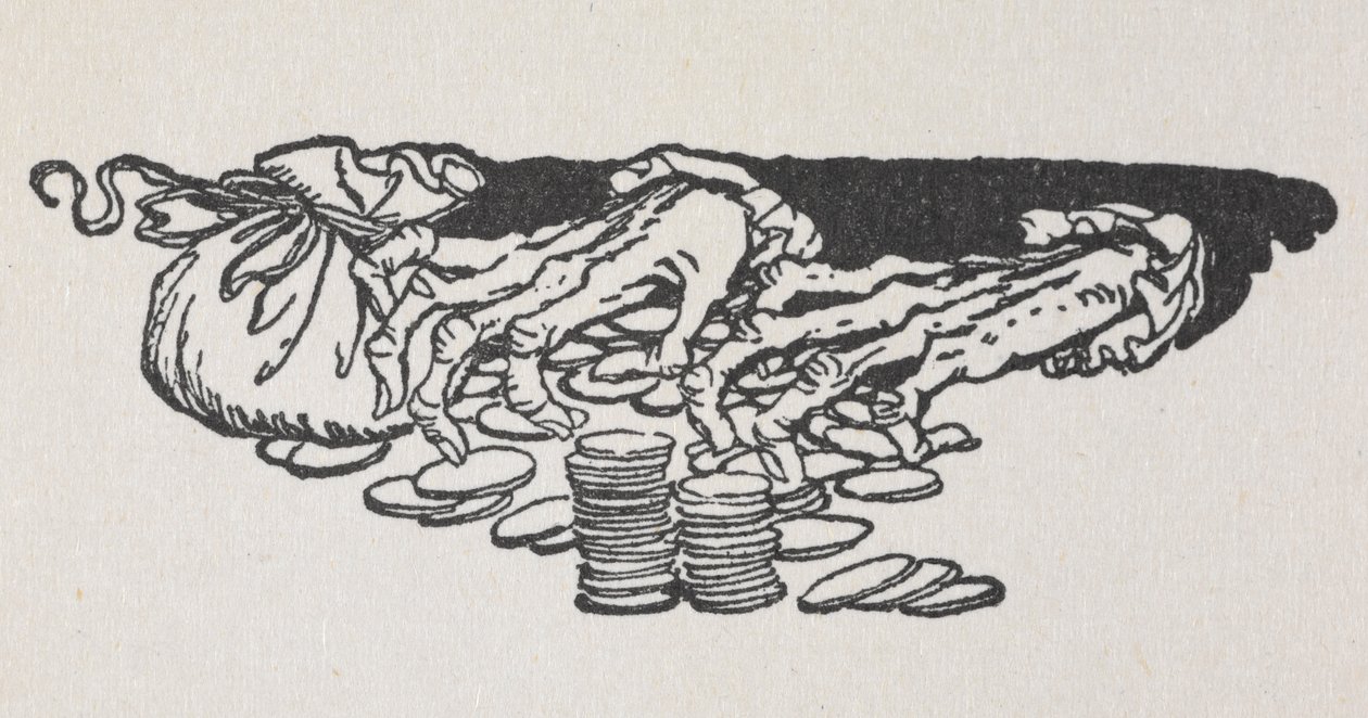 Illustratie van Scrooge