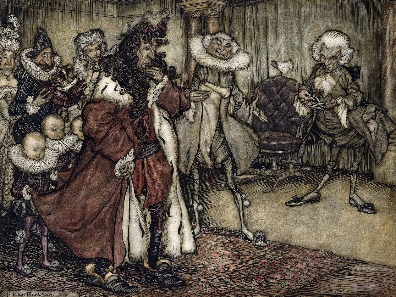 De koning voorbereiden door Arthur Rackham