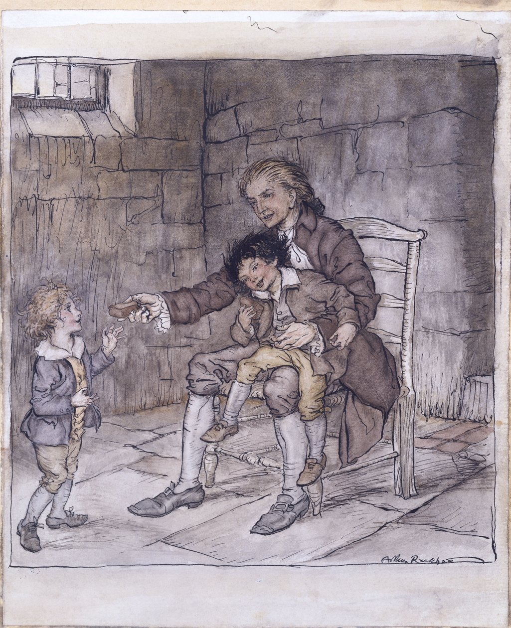 Sir William Thornhill door Arthur Rackham