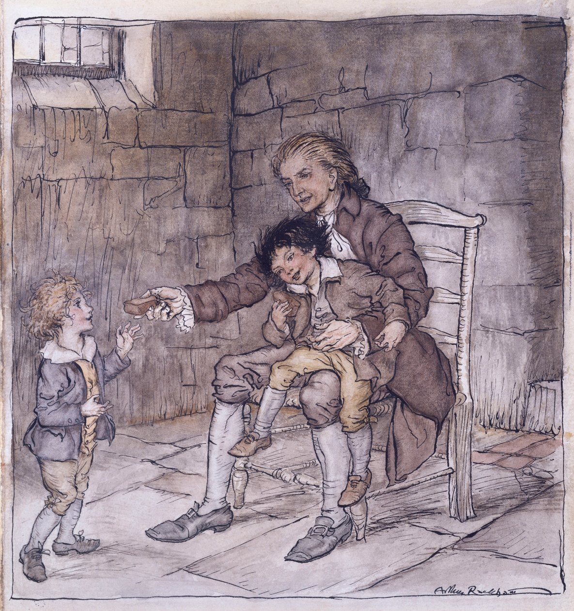 Sir William Thornhill door Arthur Rackham