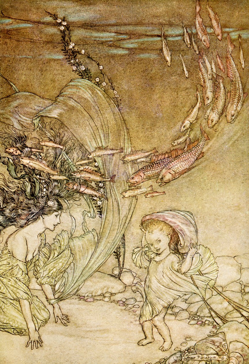 Undine door Friedrich de la Motte Fouqué door Arthur Rackham