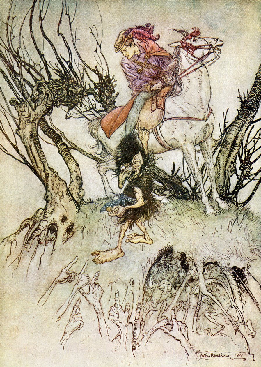 Undine door Friedrich de la Motte Fouqué door Arthur Rackham