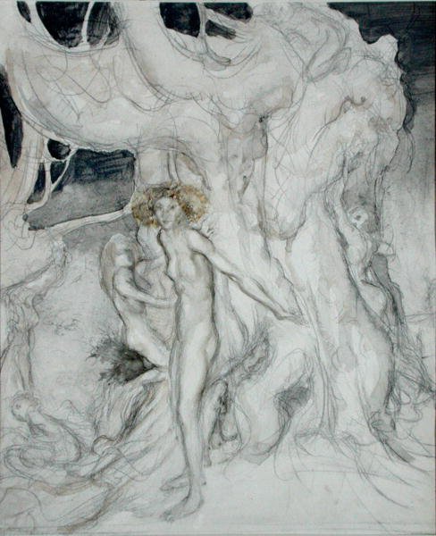Bosnimfen door Arthur Rackham