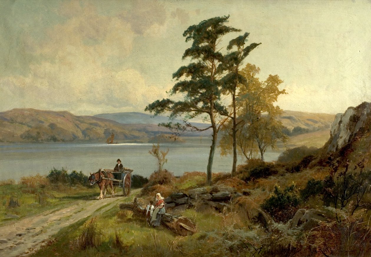 Dichtbij Betws-y-Coed, Noord-Wales door Arthur Walker Redgate