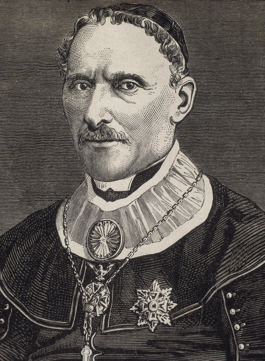 Rafael de Ambrosio (19e eeuw). Aartsbisschop. Gravure. door Artist Unknown