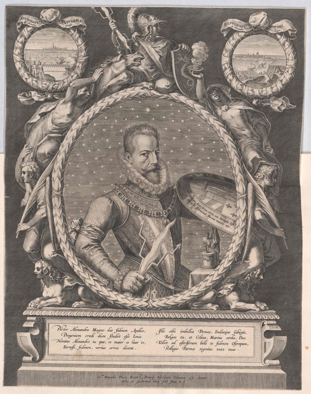 Alexander Farnese door Artist Unknown