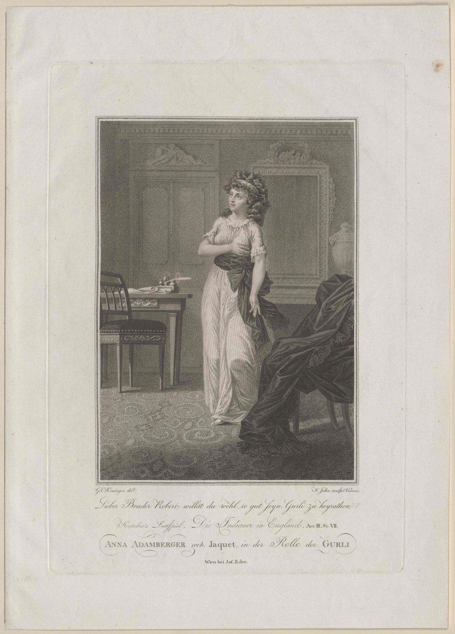 Anna Adamberger-Jaquet door Artist Unknown