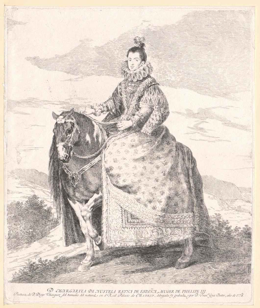 Aartshertogin van Oostenrijk (1584-1611) Margaretha door Artist Unknown