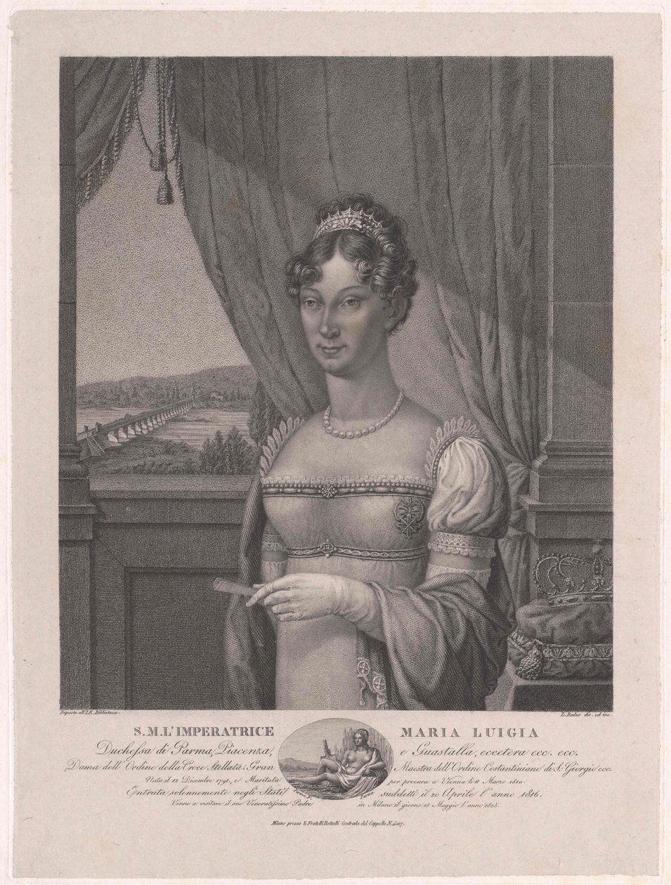 Aartshertogin van Oostenrijk (1791-1847) Maria Louisa door Artist Unknown