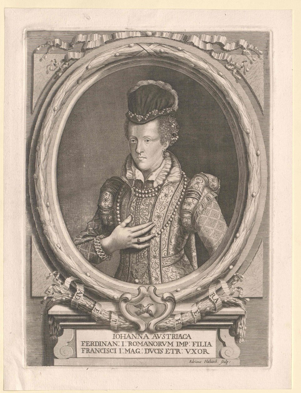 Aartshertogin van Oostenrijk Johanna door Artist Unknown