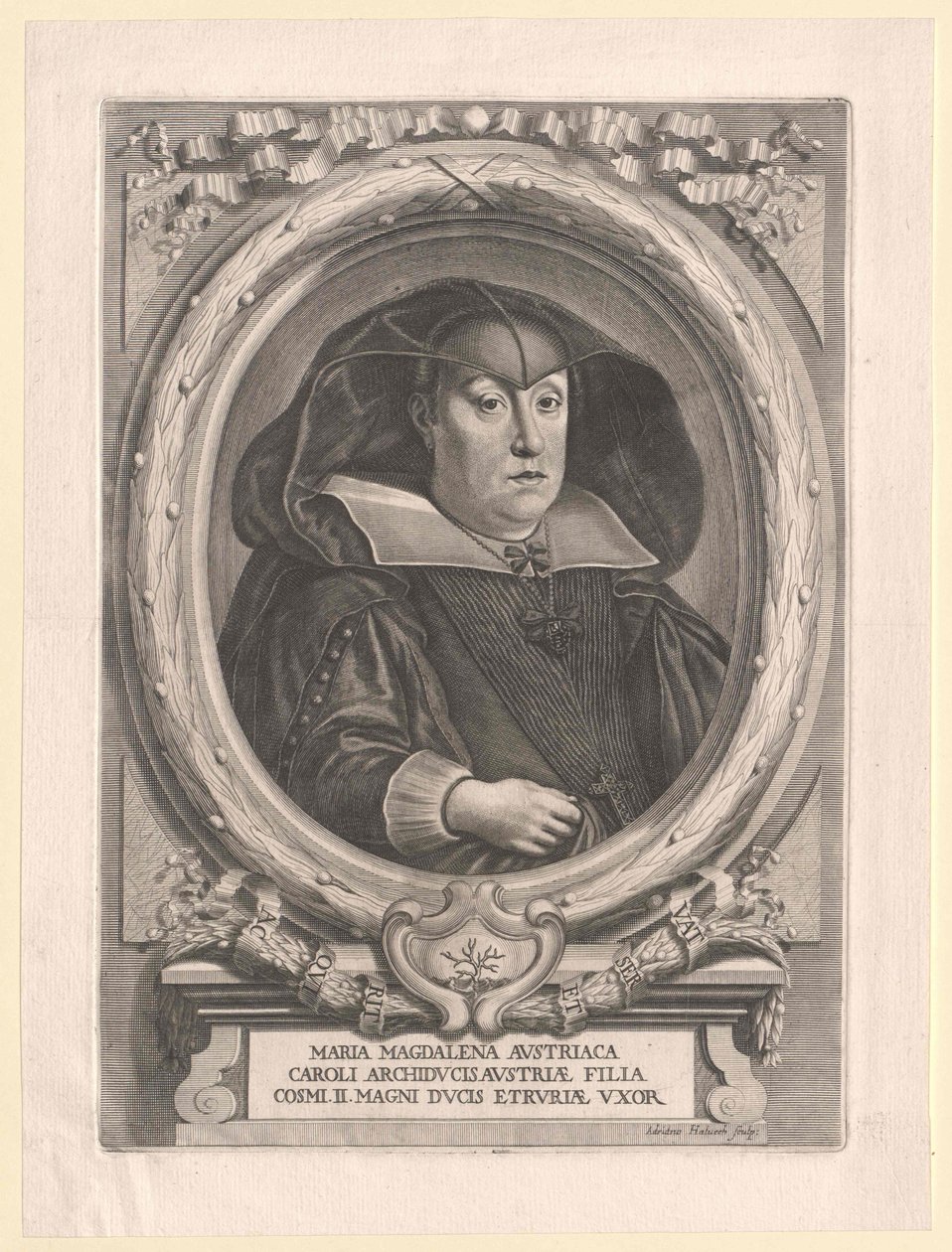 Aartshertogin van Oostenrijk Maria Magdalena door Artist Unknown