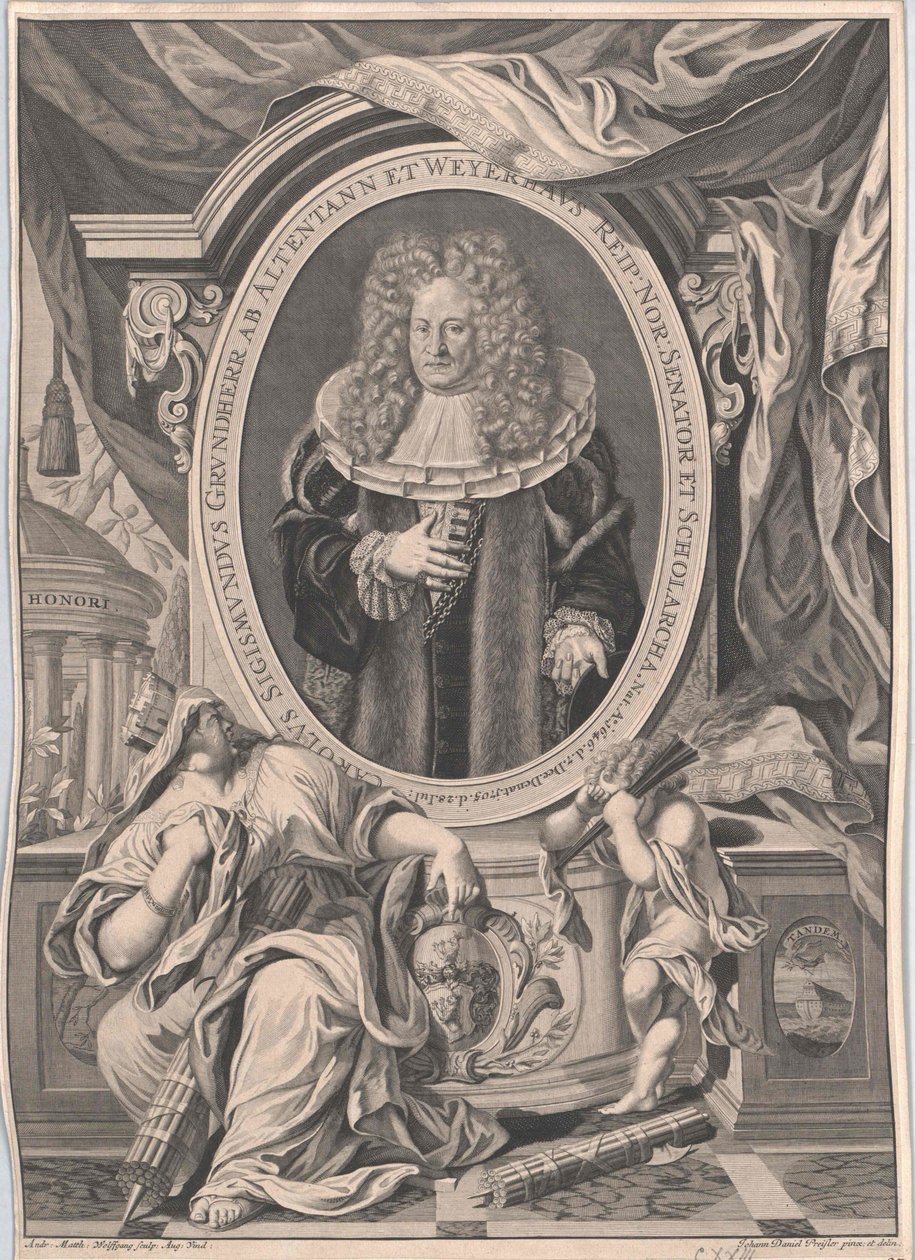 Carl Sigismund heer van het landgoed van Altenthann en Weyherhaus door Artist Unknown