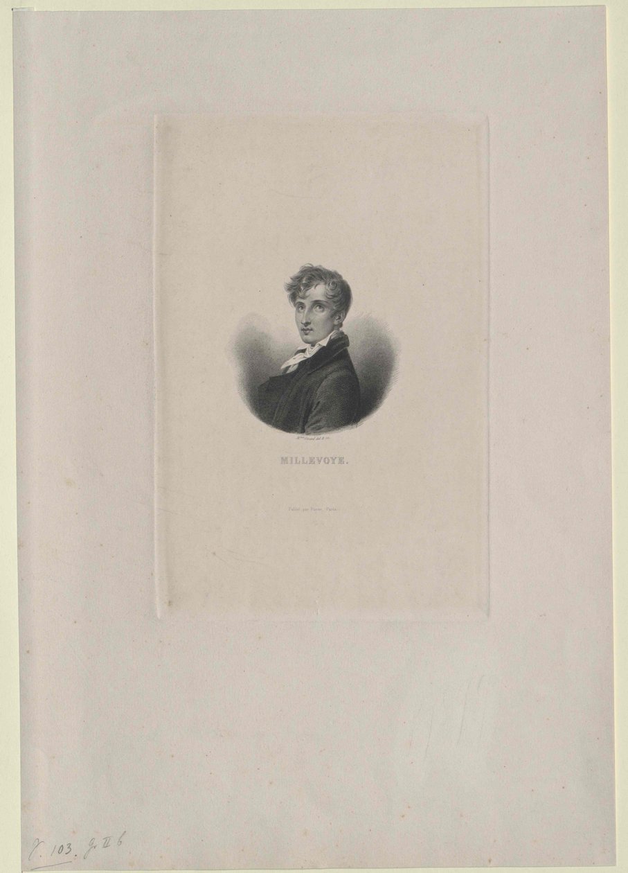 Charles Hubert Millevoye door Artist Unknown