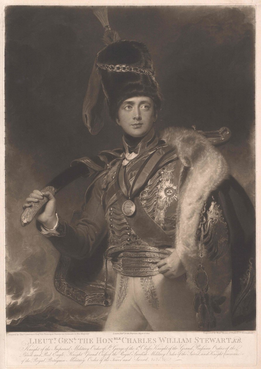 Charles William markies van Londonderry door Artist Unknown